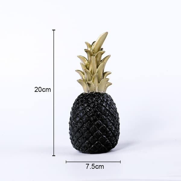 Home Decor Desktop Decoration Resin Artificial Pineapple Decoration M
