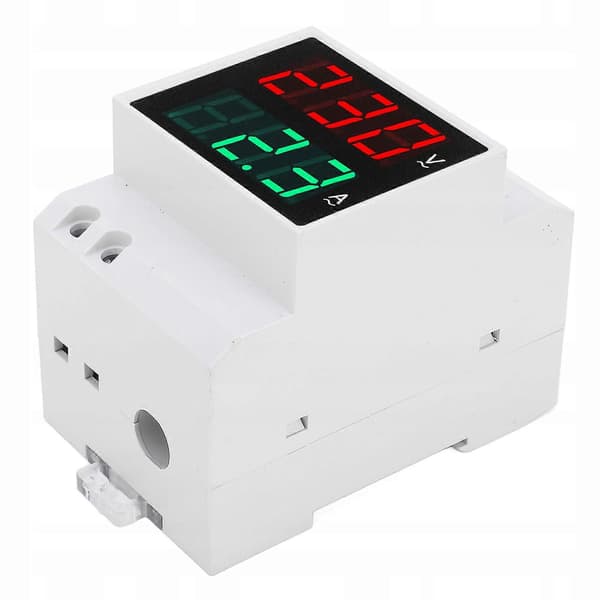 100a Din Digital Voltmeter Din Skinne Måler