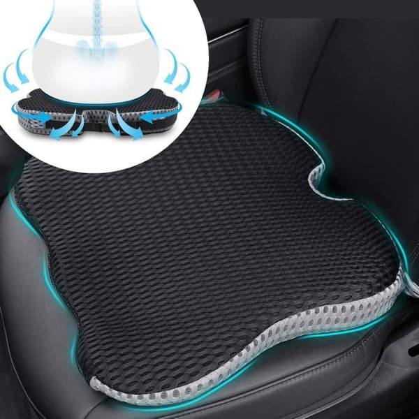 Memory Foam Sædepude, Smertelindring, Bilpude, Bilforhøjerpude, til Kontorstol