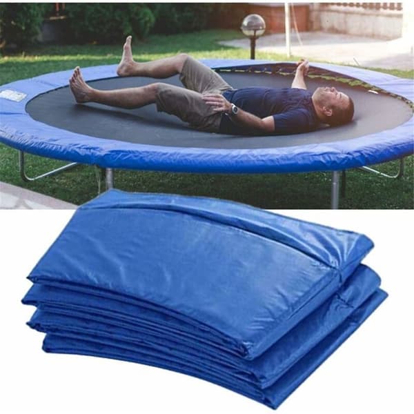 Sikkerhedspude til trampolin Ø366 cm - Blå - Vandtæt PVC - Holdbar PE