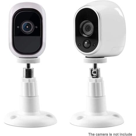 (2-pack) Inomhus/Utomhus Säkerhetskamera Väggfäste, Justerbart Takfäste för Arlo, Arlo Pro och Andra Kompatibla Modeller (Vit)