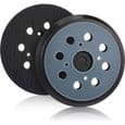 Stykker 125 mm udskiftnings-orbitalslibepude med velcro, 8 huller, slibepude (blå)
