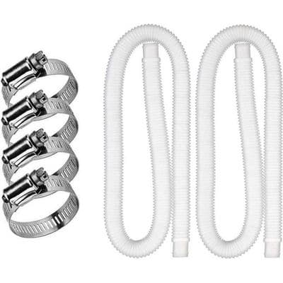 Ersättningspoolslang - Intex - 32mm - 1.5m - 4 klämmor - Läckagesäker