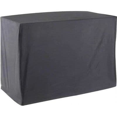 Högkvalitativt skyddsöverdrag i polyester för stekbordsvagn, 100 x 60 x 90 cm, antracitfärg