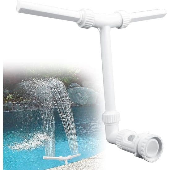 Vattenfall Pool Spray Pool Fontän Pool Spruta Justerbar Luftare Hydrodynamiskt Pool Vattenfall