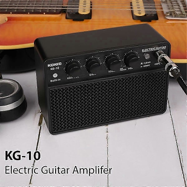 KG-10 Elektrisk Gitarrförstärkare Portabel Gitarrhögtalare
