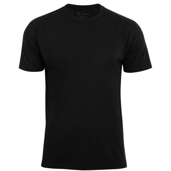 10-Pack T-Shirt utan tryck i bomull Svart XL
