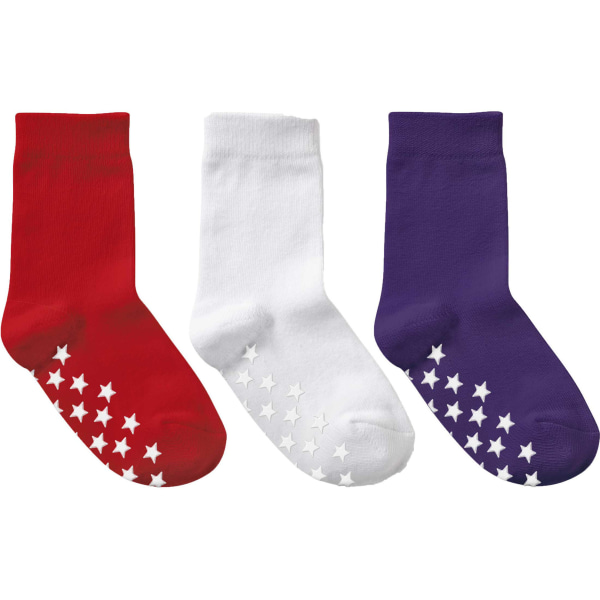 Halksockor Barn 9-Pack Grå/Svart 25-27 (2-4 År)