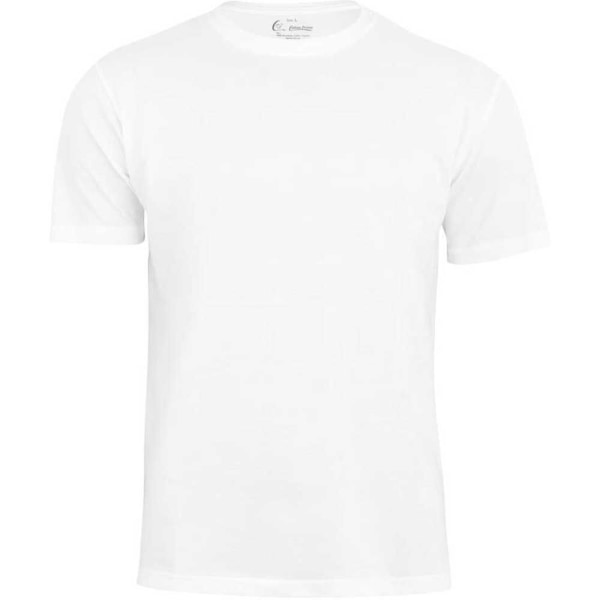 6-Pack T-Shirt utan tryck i bomull Beige XXL