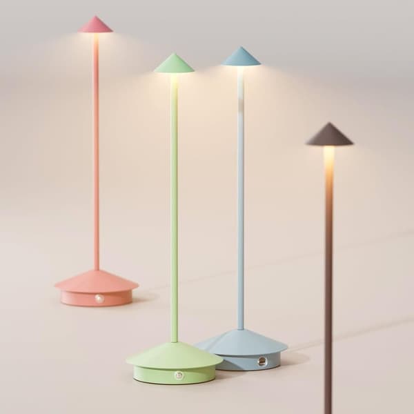 2-pak Bordlampe / Skrivebordslampe - Trådløs LED-lampe Rosa 2 st