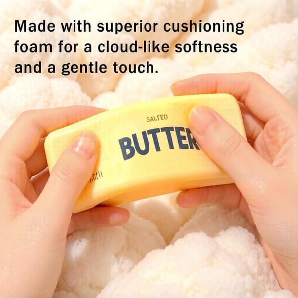 Smör Squishy 4-pack Stressavlastningsleksak - Realistisk Smörstav Sensorisk Fidget för Vuxna & Barn