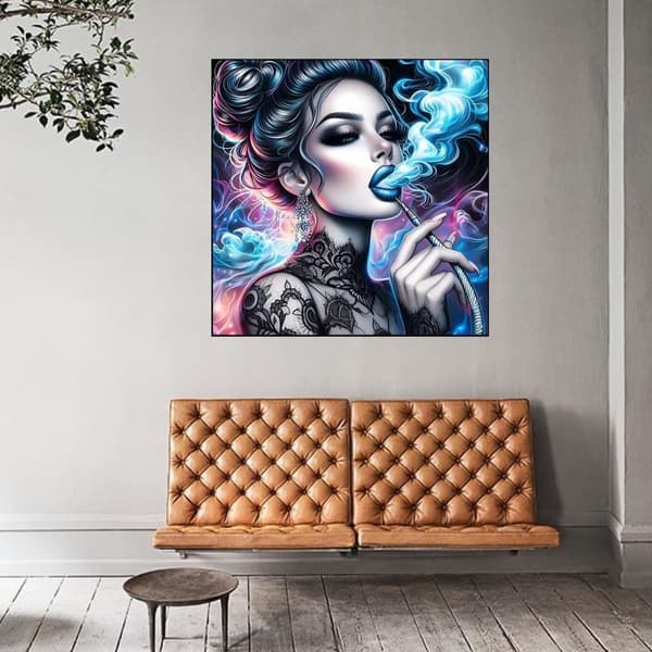 Karakterdesign Diamantkunst - Personlig Kunst Fuld Drill 35x35 cm