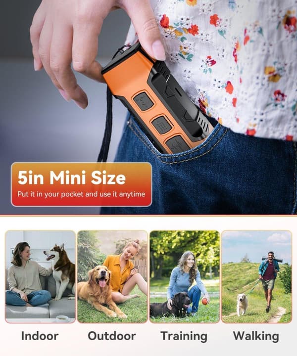 Ultrasonic Anti Barking Dog Device - Variable Frequency Bark Control for Training & Bad Behavior