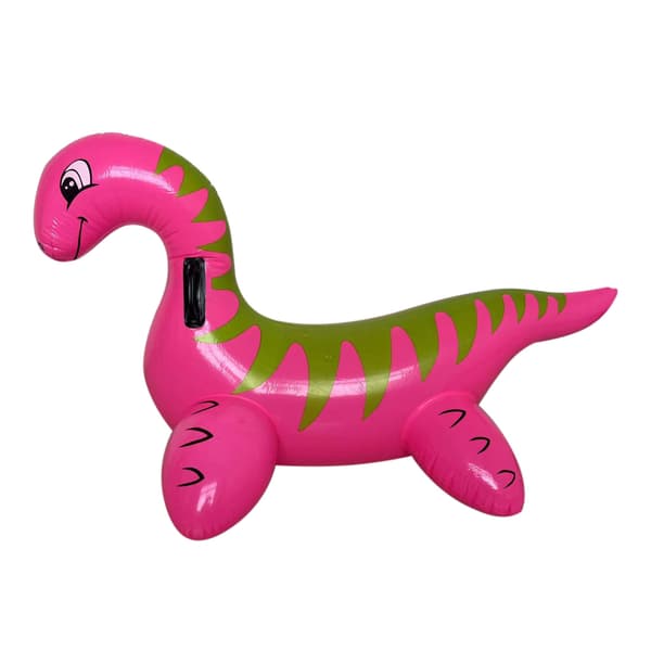 Selvoppustelig dinosaur poolflåde - oppusteligt badelegetøj og flydelegetøj til børn og voksne sommer Green