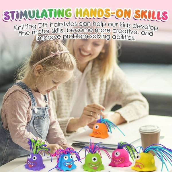 Roliga Hårdragande Fidget Skrikande Monsterleksaker Purple