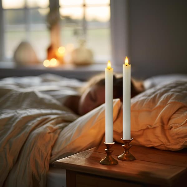 6-pack Rechargeable Flameless LED Candles with Charging Station, Realistic Wax, 3D Flickering Flame, and Remote Control B