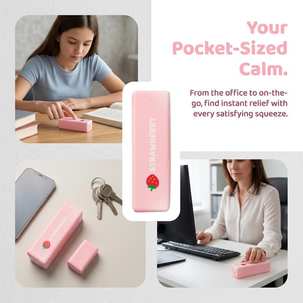 2 stk. smør-squishy-legetøj, langsomt stigende dumpling-squishy til stresslindring, angstlindring, festgaver Pink