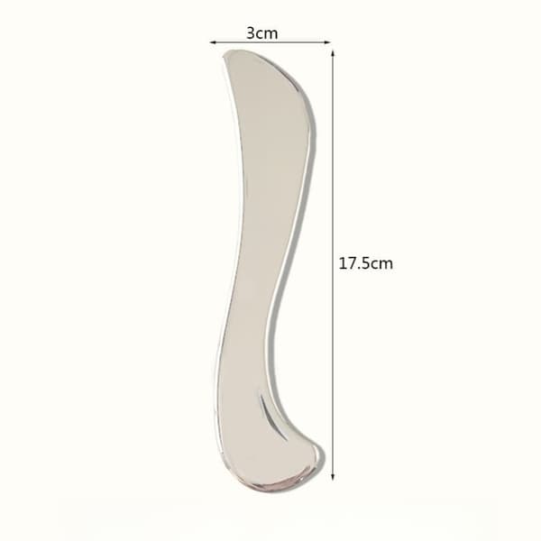 Rustfrit stål Gua Sha & triggerpunkt massageværktøj 2-pak – Fascia release & lymfedrænage