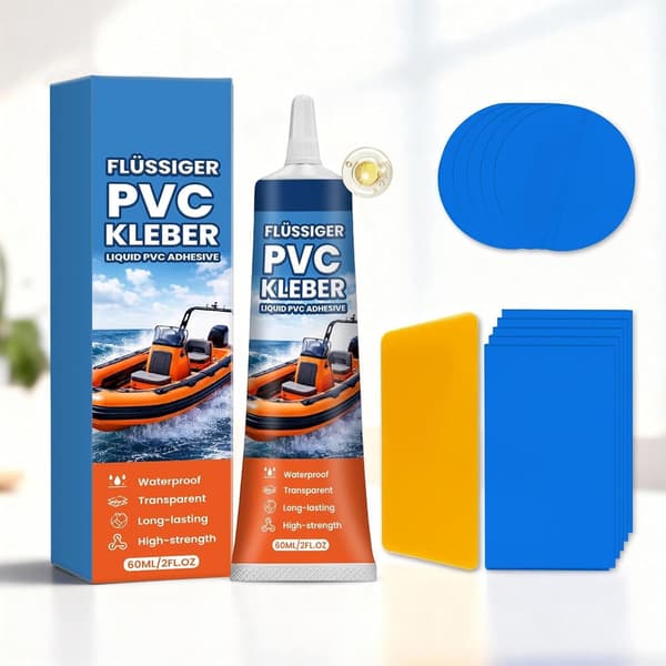 60 ml reparationssæt til pool-lapper, vandtæt klar klæbende fugemasse til pool-linere, spabade, både, telte og ringe