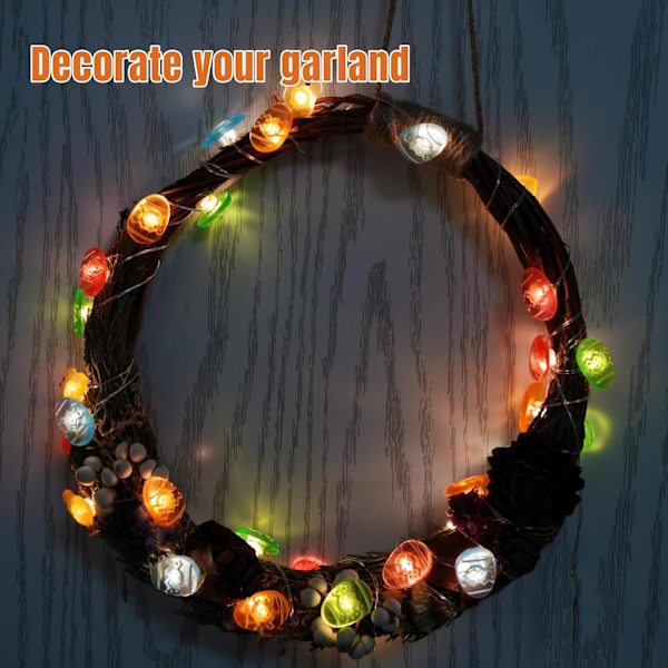 LED Easter Light String with Eggs & Chicks 2M/3M – Battery-Powered Easter Lighting for Easter Decoration, Home, Window & Party 2M 20LED