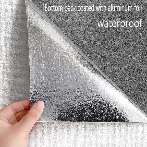 Self-adhesive Wall Panel 50cmx3m - Soundproof, Anti-Collision Wallpaper for Kitchen, Feature Wall and Decoration White 50cmx3mx2mm