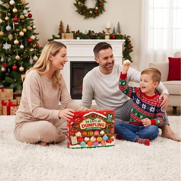 Julekalender 2026 med 24 Squishy, Adventskalender med Søte Mini Fidgetleker og Sensoriske Leker for Voksne