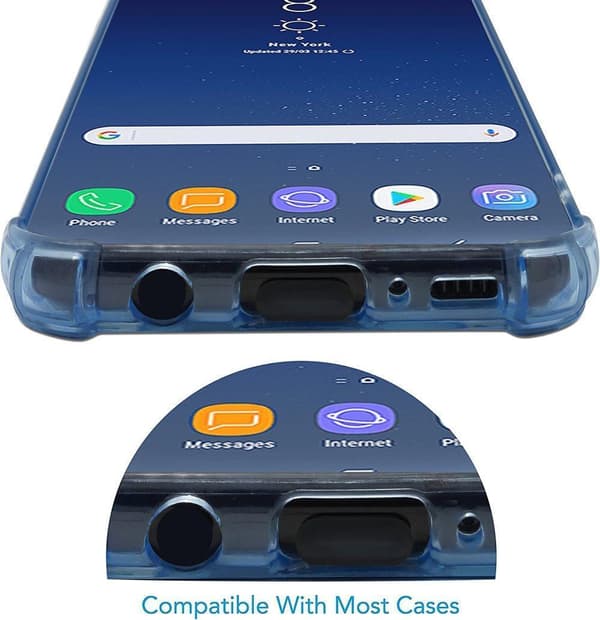 10-pack mobiltelefon dammskydd, usb c dammskydd, silikon dammskydd för telefon, skyddspropp