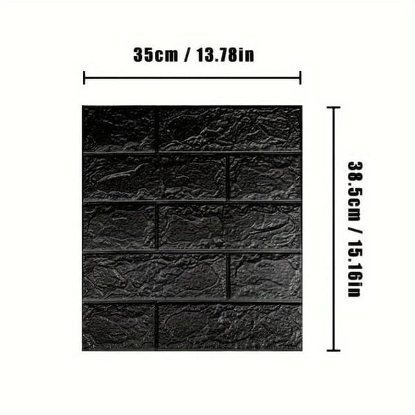 10-pack self-adhesive 3D wall and ceiling stickers, water-resistant, moisture-resistant, easy installation