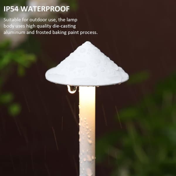 2-pakning Bordlampe / Skrivebordslampe - Trådløs LED-lampe Vit 2 st