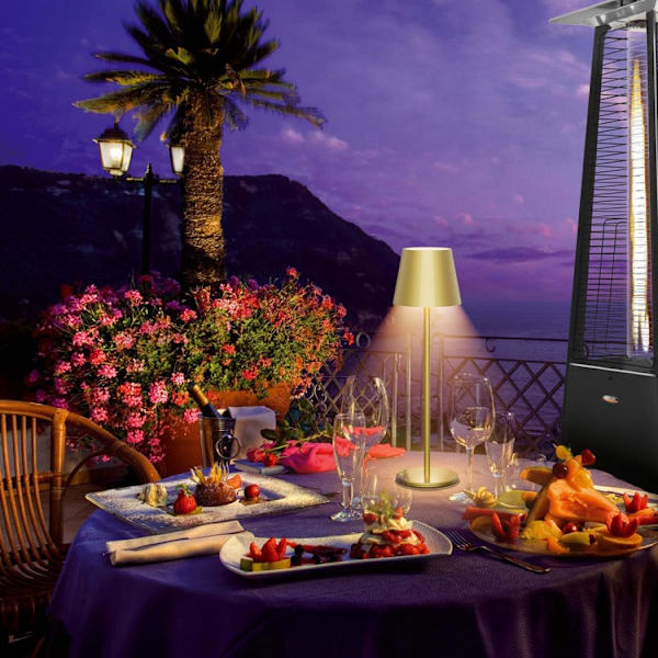 2X LED Table Lamp Wireless, Touch Dimmable, 3 Color Temperatures, Modern Night Light, Rechargeable
