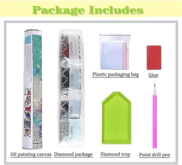 Diamantmålning – 5D Full Drill DIY (40×30 cm), Sovande Katt för Fönsterkarm Dekor