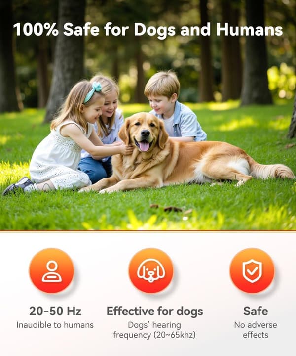 Ultrasonic Anti Barking Dog Device - Variable Frequency Bark Control for Training & Bad Behavior