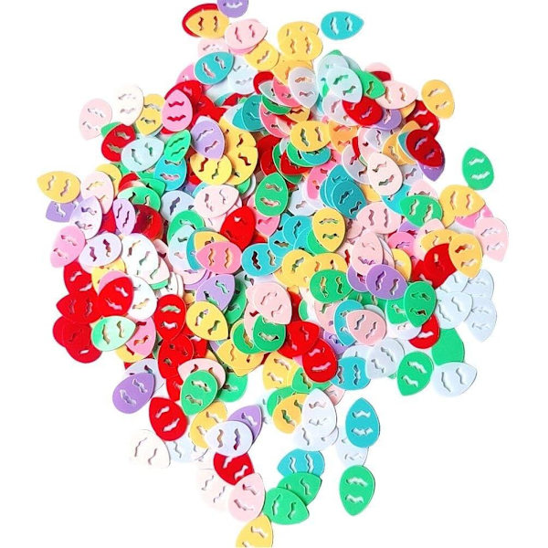 Easter Confetti Table Decoration – Easter Decoration with Easter Bunny, Chick & Easter Egg DIY Easter Craft Happy Easter A-Mixed