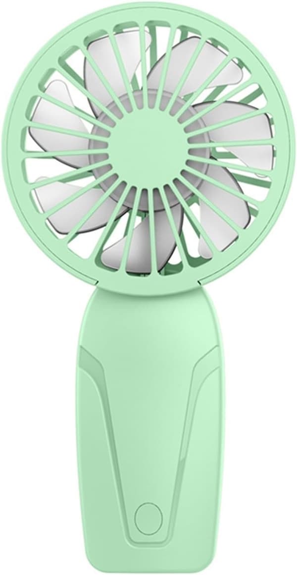 Bærbar Håndholdt Ventilator USB-Genopladelig Støjsvag Mini Ventilator til Rejser Hjemmekontor