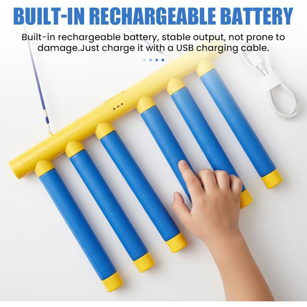Reaction Game Reflex Toy – Coordination Training with Catch Sticks Blue With remote control