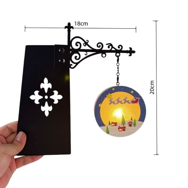 Mini LED lamp for bookshelf with warm white light, decorative lamp for reading nook, bedroom and desk D