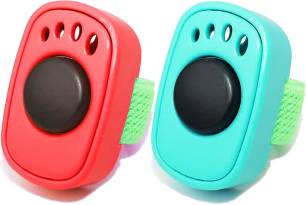 Hundklicker Set 2-pack – Träningsklicker för valp och katt, justerbar