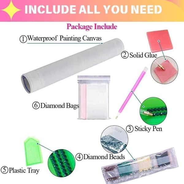 Diamantmålning & Diamantmålning – 5D Full Drill Böcker Tema, DIY Pärlmålning Heminredning Konst – 40×30 cm