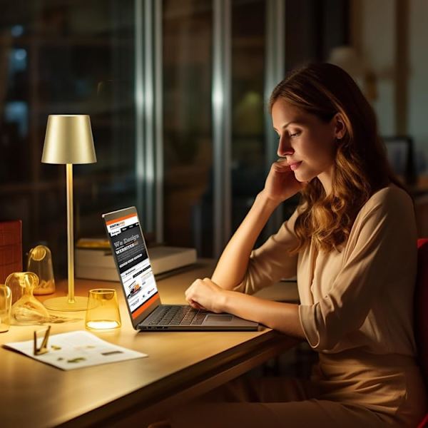2-pack Wireless LED Table Lamp, Touch Dimmable, 3 Color Temperatures, Night Light, Rechargeable Desk Lamp