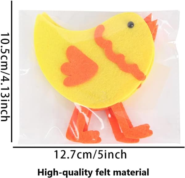 Easter Garland Felt Decoration - Easter Decoration with Easter Bunny, Easter Eggs & Carrot Hanging Window Decoration for Home School