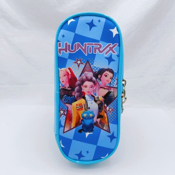 K-Pop Demon Hunters / Huntrix + Pencil Case + Double Zipper + PU + Spacious + School #4
