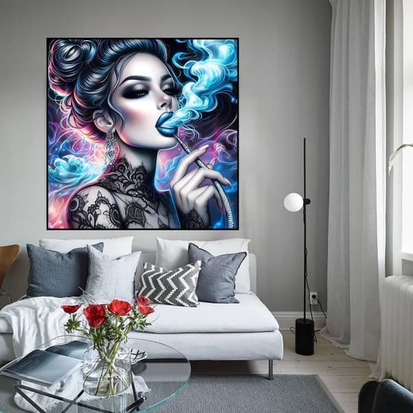 Karakterdesign Diamantkunst - Personlig Kunst Fuld Drill 35x35 cm