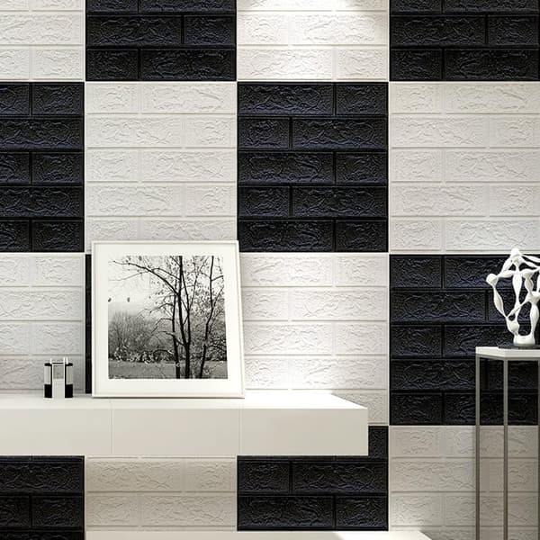 10-pack self-adhesive 3D wall and ceiling stickers, water-resistant, moisture-resistant, easy installation