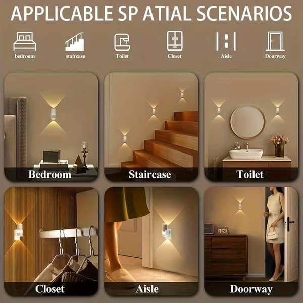 2-pack LED Night Light with Plug – Dimmable 3000K/5000K Wall Lamp with Light Sensor, Automatic Night Lighting White 3000K-2pcs