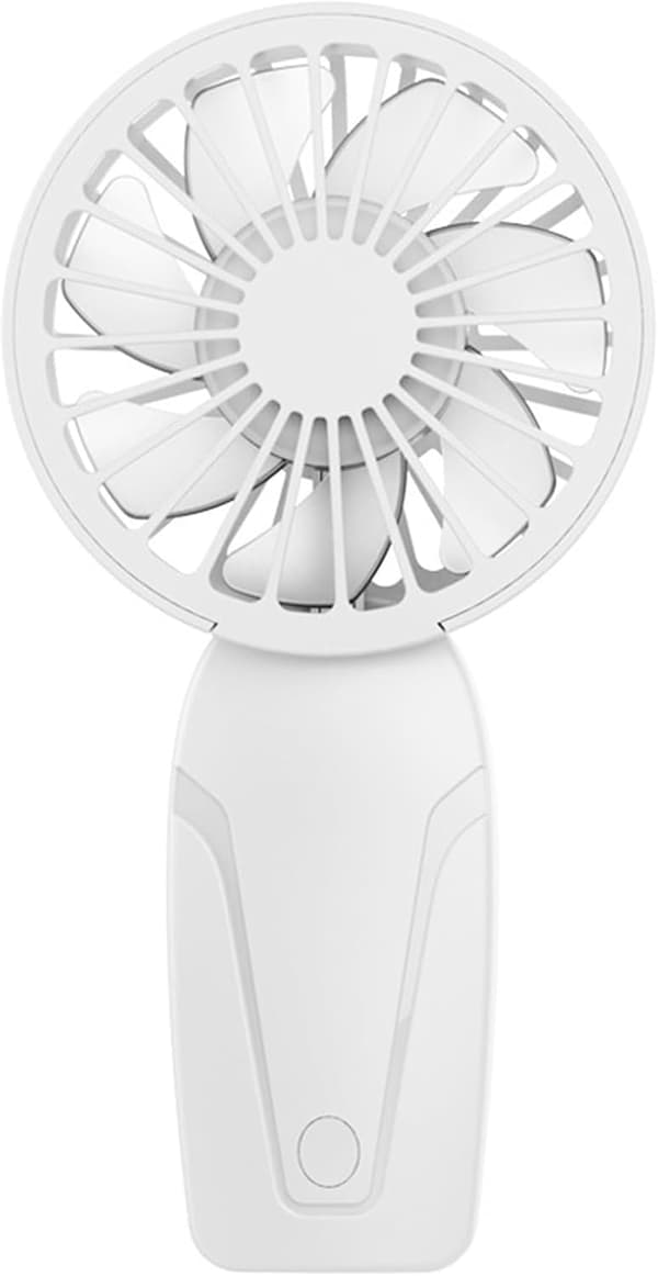 Bærbar Håndholdt Ventilator USB-Genopladelig Støjsvag Mini Ventilator til Rejser Hjemmekontor