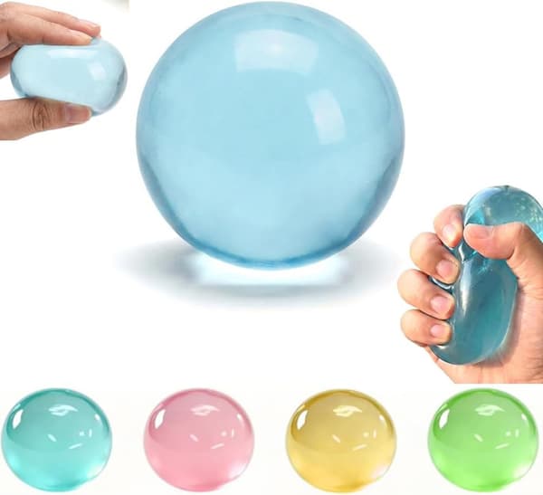 Kokosolja Squishy - 2026 Ny Kokosolja Stressboll Blue