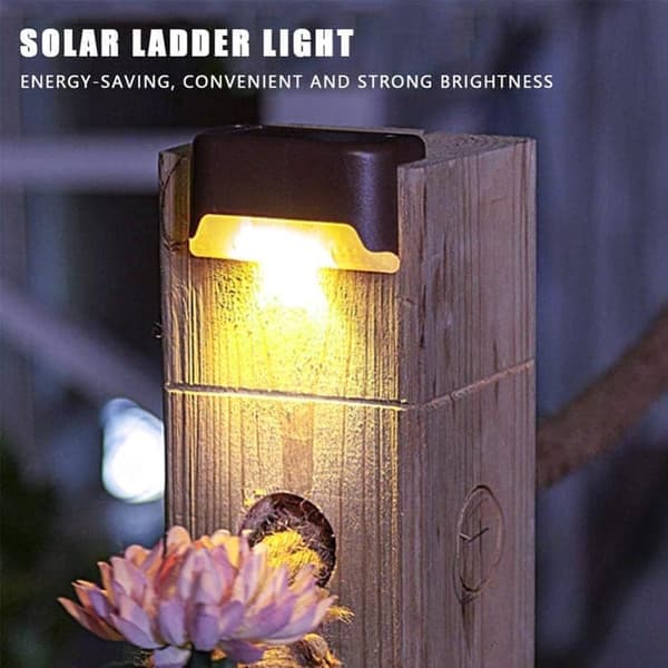 4/8/12/16-pakning solcellelamper – vanntette LED-lys for hage, gjerde, trapp og uteplass Svart-8PCS