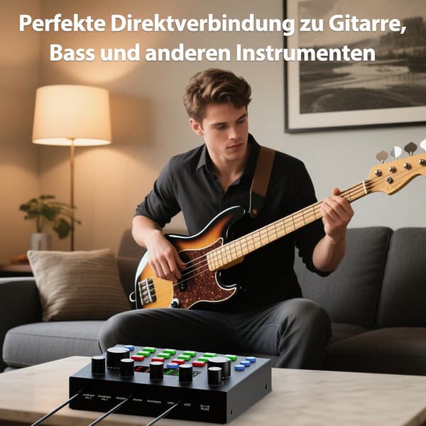 Mikrofonsæt til Podcasting & Live Streaming, Stemmeforvrænger, Udstyr til PC/Laptop og Gaming Gold