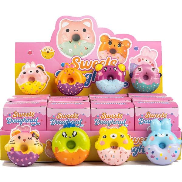 Mini Squish Fast Food Leksaker - 12-pack - Leksaker för stresslindring för barn C