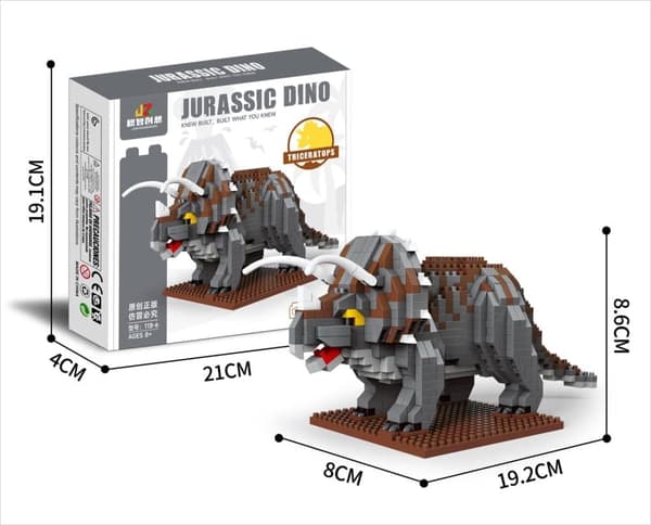 Mini Rakennuspalikat Dinosaurus – T-Rex Malli Koriste Lapsille 6+ E